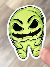 Dental Halloween Sticker, Spooky Frankenstein, Tooth Sticker, Dental Monster, Dental Hygienist Sticker, Dentist Gift, Halloween Dental