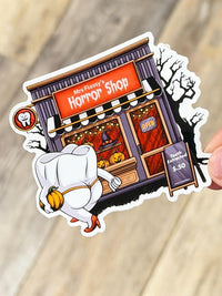 Dental Halloween Sticker, Spooky Frankenstein, Tooth Sticker, Dental Monster, Dental Hygienist Sticker, Dentist Gift, Halloween Dental
