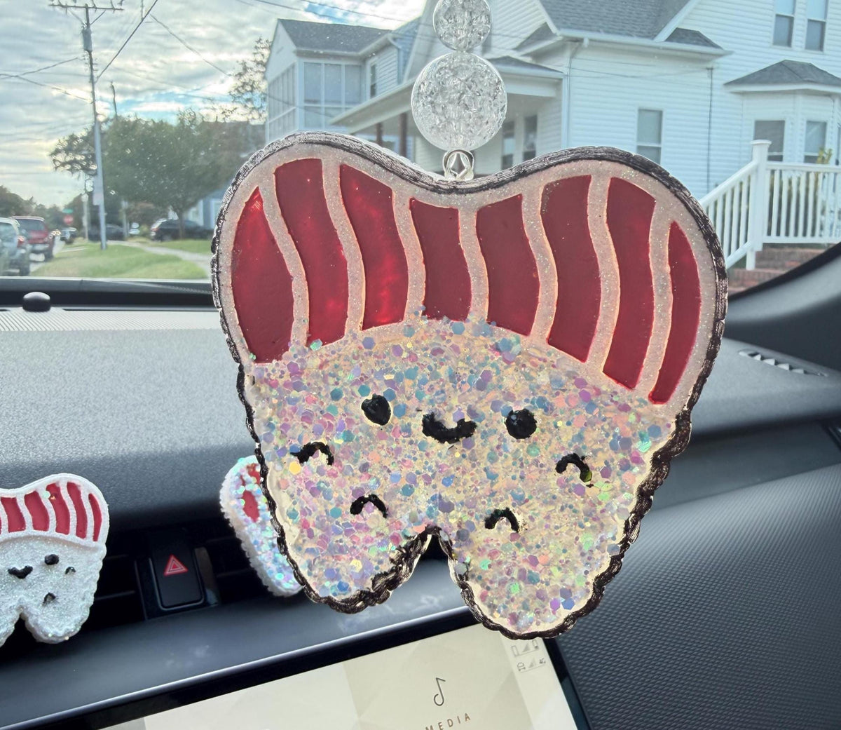 Sushi Tooth Hanging Car Freshener | Dental Car Decor | Dental Freshie, Dental Hygienist, Dental Hygiene, Tooth Freshie