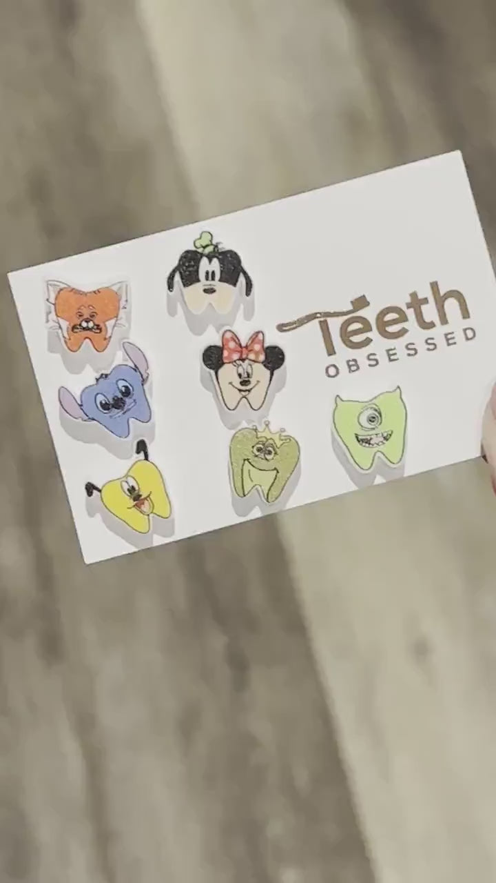 Character Tooth Earrings