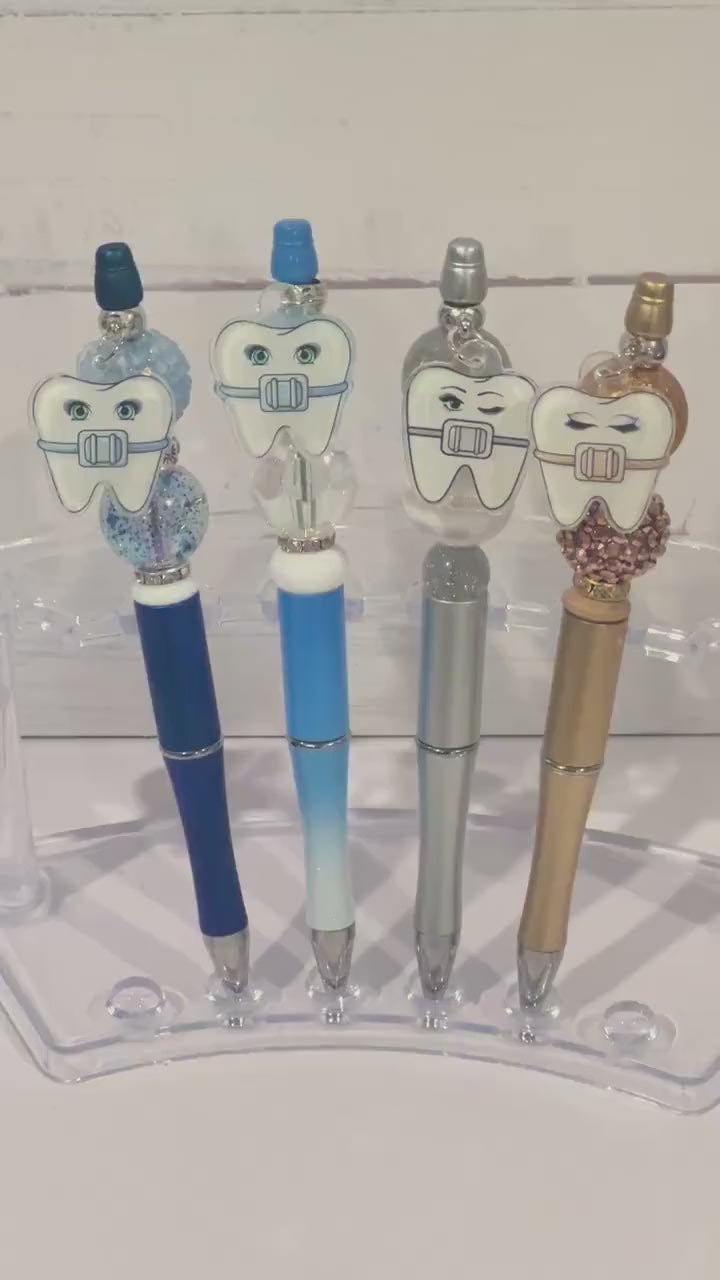 Dental Tooth Pens | Bubble Pen| Dental Assistant Gift | Hygienist Pens | Dentist Office Supplies | Tooth Topper Pen | Dental Team Gifts