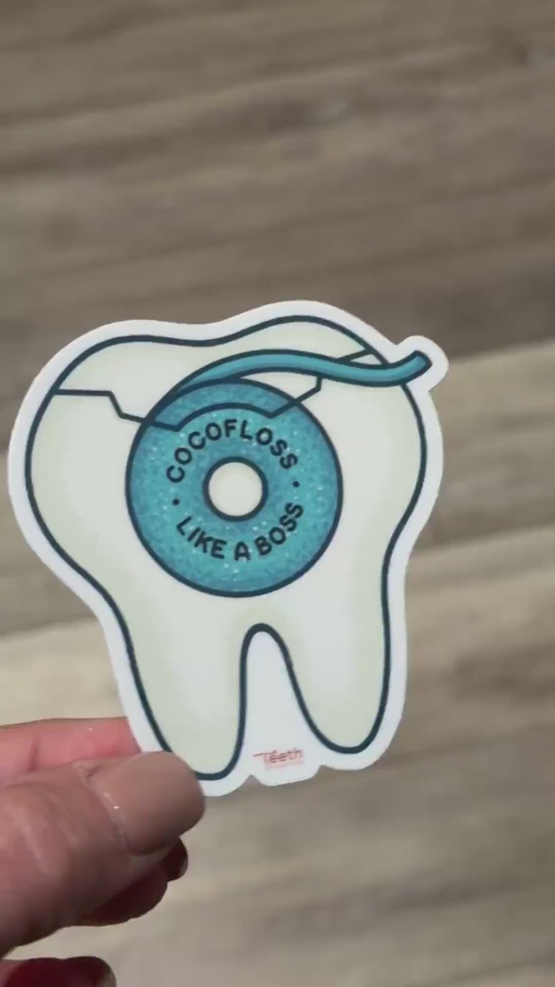 Dental Stickers | Dentist Office Decor | Dental Assistant Gift | Hygienist Sticker | Tooth Stickers | Dental Team Swag