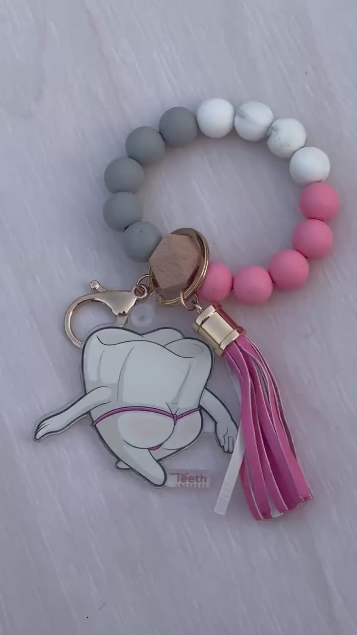 Dental Floss Keychain