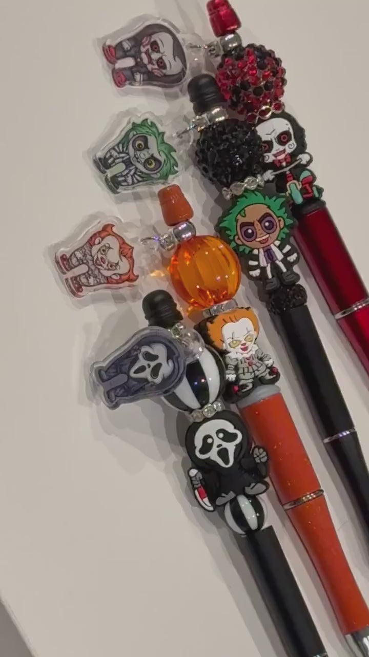 Halloween Dental Villain Pens | Spooky Dental Pens | Dental Assistant Hygienist Dentist Gift | Halloween Dental Office Gift | Dental Pen