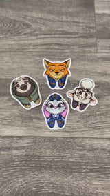 Zoo Tooth Animal Sticker