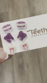 Tooth Earrings