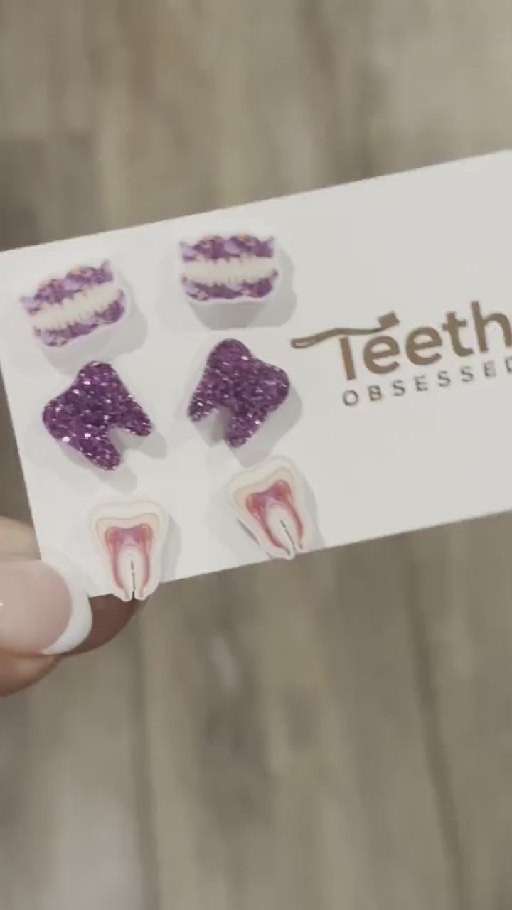 Tooth Earrings