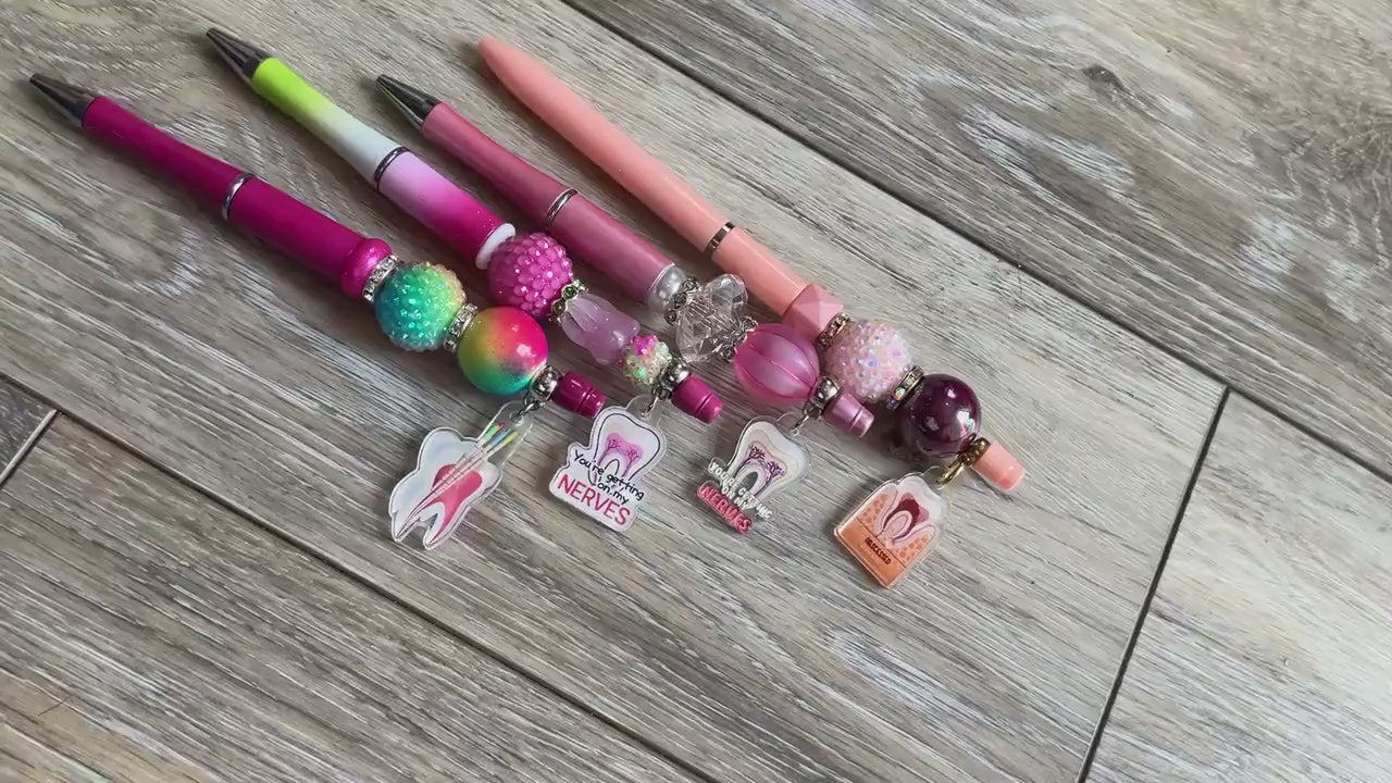 Dental Tooth Pens | Bubble Pen| Dental Assistant Gift | Hygienist Pens | Dentist Office Supplies | Tooth Topper Pen | Dental Team Gifts