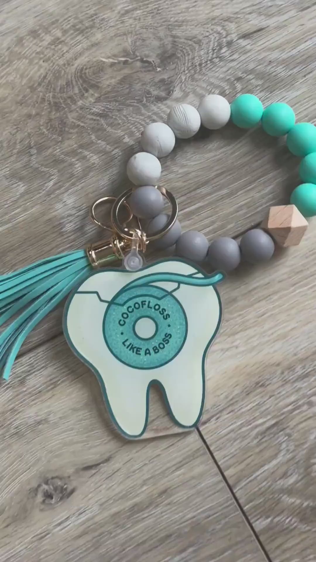 Dental Floss Keychain
