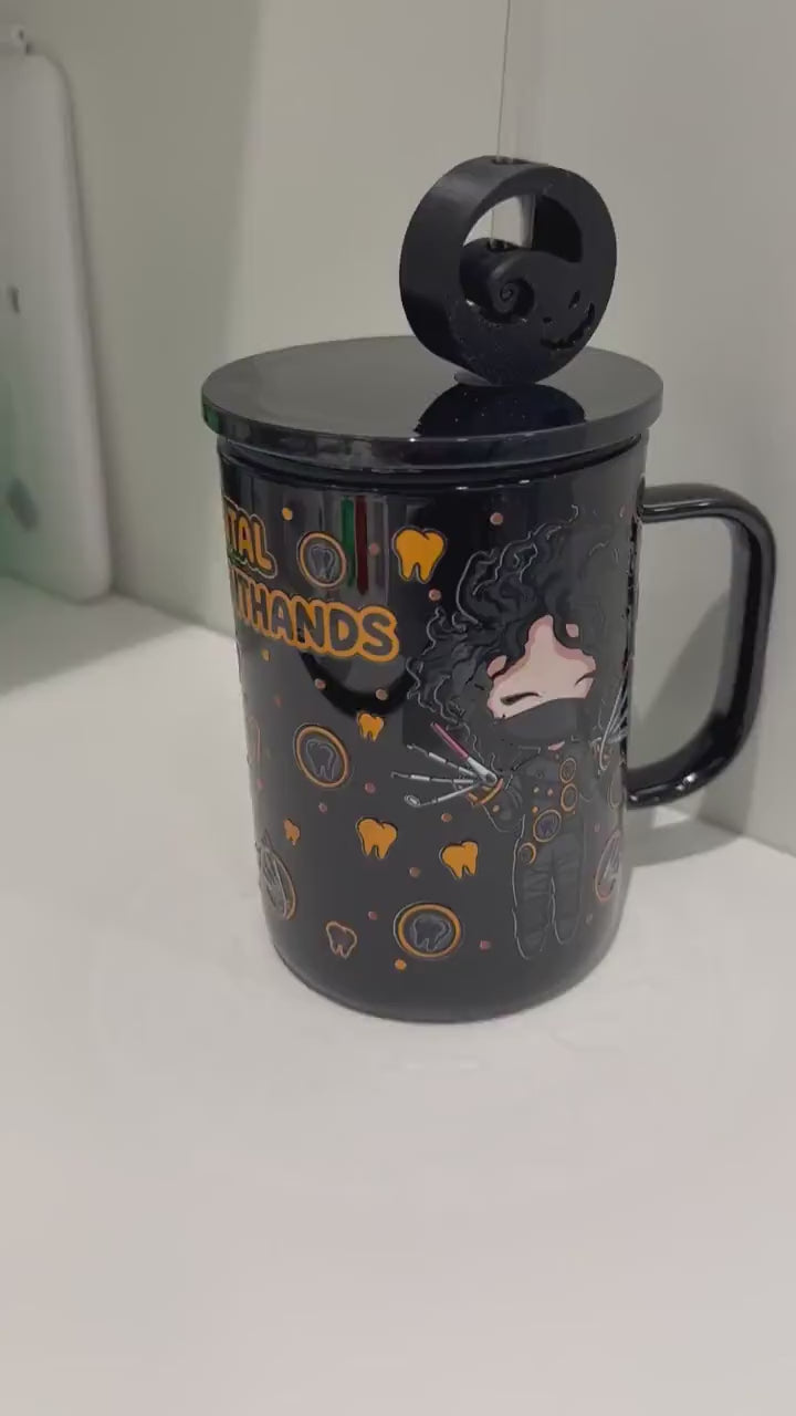 Dental Assistant Hands Tumbler | Halloween Dental Tumbler | Dental Assistant Gift | Hygienist Gift | Dentist Gift
