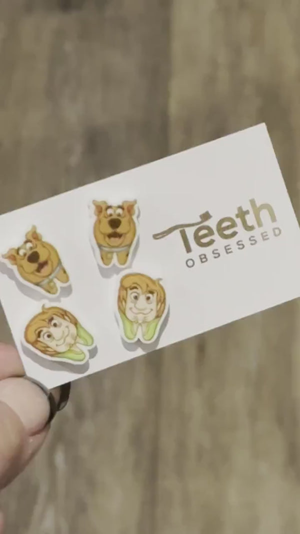 Scooby-Doo Tooth Earrings