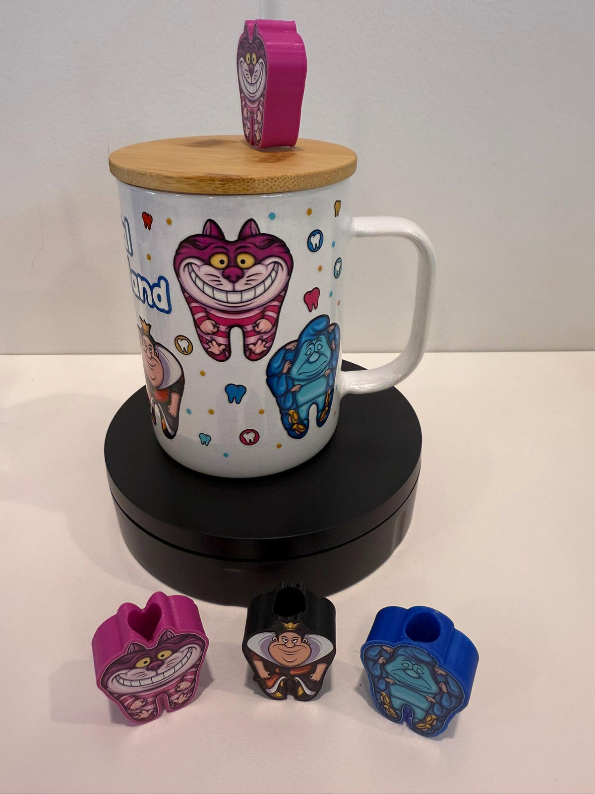 Princess Fairytale Tooth Straw Topper | Cute Tooth Charm | Tumbler Accessory, Dental Gift, Dental Hygienist, Dental Assistant
