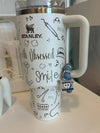 Sunflower Dental Drinkware | Tooth Cup | Dental Assistant Gift | Hygienist Tumbler | Dentist Mug | Tooth Glass Can | Dental Team Gifts