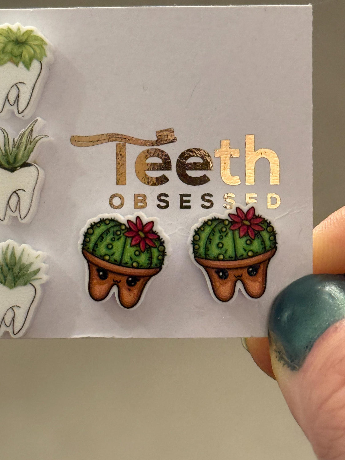 Succulent Earrings