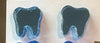Blue Tooth Dental Earrings, Teeth Earrings, Tooth Studs, RDH, Hygienist, Dental Hygiene Gift, Dental Assistant, Dental Graduation