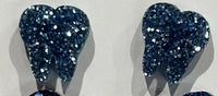Blue Tooth Dental Earrings, Teeth Earrings, Tooth Studs, RDH, Hygienist, Dental Hygiene Gift, Dental Assistant, Dental Graduation