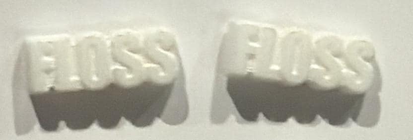 Floss Molar Tooth Earrings