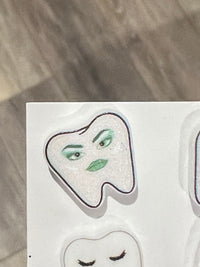 Dental Tooth Earrings: Sparkly Glam Dental Assistant Gift