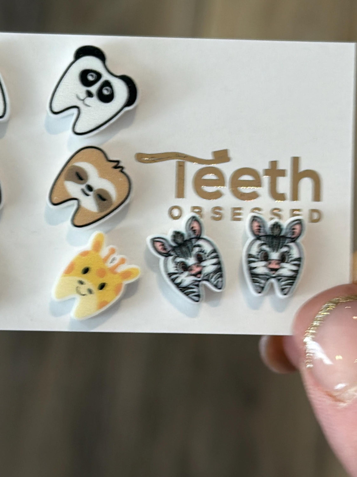 Farm Animal Tooth Earrings | Tooth Earrings | Dental Assistant Earrings | Dentist Gift | Hygienist Gift | Cute Dental Jewelry