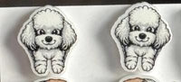 Dental Dog Tooth Earrings