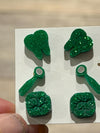 Green Dental Earrings, Dental Molar, Teeth Earrings, Dental Gift Graduation, Tooth Earrings, Dental Hygiene Gift, Dental Assistant