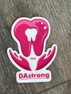 Dental Assistant Appreciation Collection | Tooth Keychain & Appreciation Sticker | DA Appreciation Week Gift | Teeth Obsessed