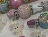 Pink and white Tooth Fairy Unicorn Bubble Pens by Teeth Obsessed, featuring fun unicorn and tooth-themed designs for dental use.
