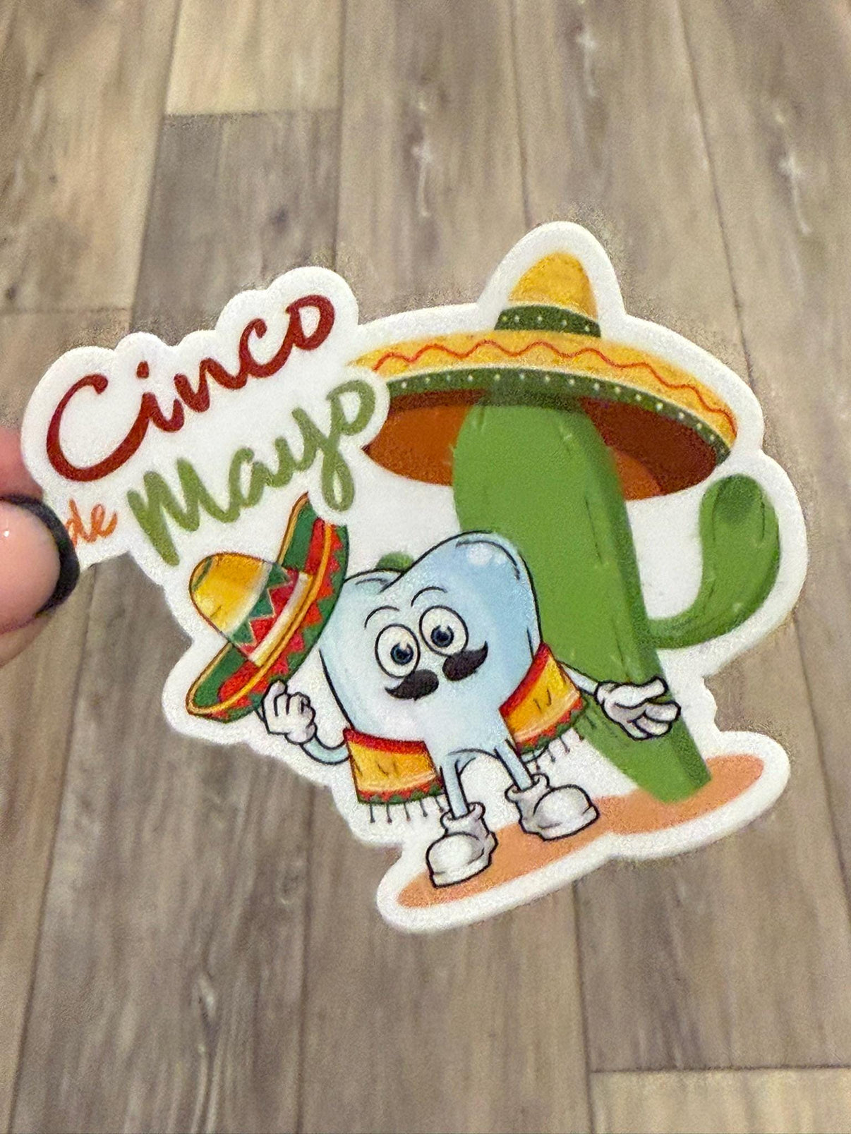 Teeth Obsessed Taco Dental Stickers featuring fun tooth and dentist-themed designs for office decor and dental team swag.