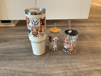 Doggie Glass with Tooth Straw Topper – Cute Pet & Dental Cup | Gift for Dental Assistants, Hygienists, Students Dog Lovers