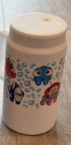 Dark blue Nautica Fish Tooth Tumbler from Teeth Obsessed drinkware collection, featuring a fish tooth design on the tumbler surface.