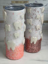 Rose gold Dental Teeth 3D Tumbler by Teeth Obsessed, sleek drinkware featuring a dental teeth design.