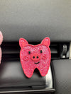 Pig Tooth Car Freshener & Vent Clip – Cute Tooth Air Freshie | Dental Assistant, Hygienist Dentist Car Accessory Gift