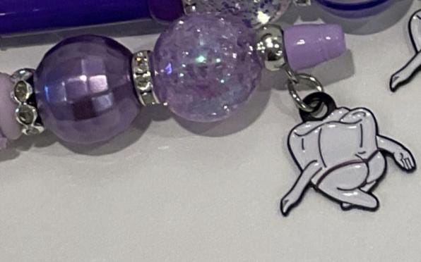 Mrs. Flossy Tooth Pen: Glitter Charm Dental Gift