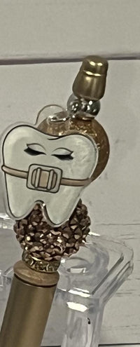 Ortho Braces Tooth Bubble Pen: Fun Dental Office Decor